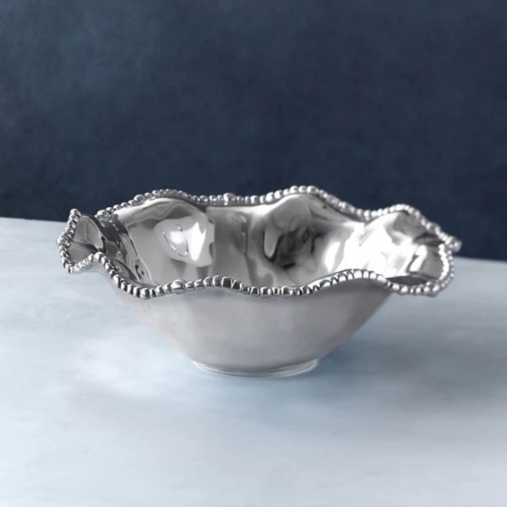 Beatriz Ball Organic Pearl Silver Bowl - Picture 1 of 10